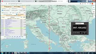 FM DX Es - 230726 - 1602UTC - 97.1 - Radio 105 (I) Jacurso/Monte Contessa (cz) kW 1049km
