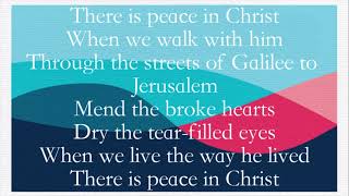 Video thumbnail of "Peace In Christ -McKenna Hinson and Nik Day lyrics"