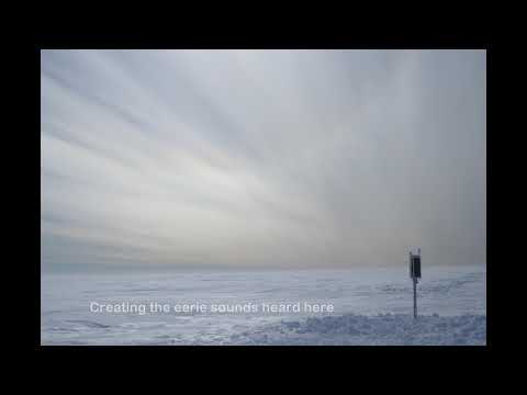 Ghostly sounds of a vibrating Antarctic Ice Shelf