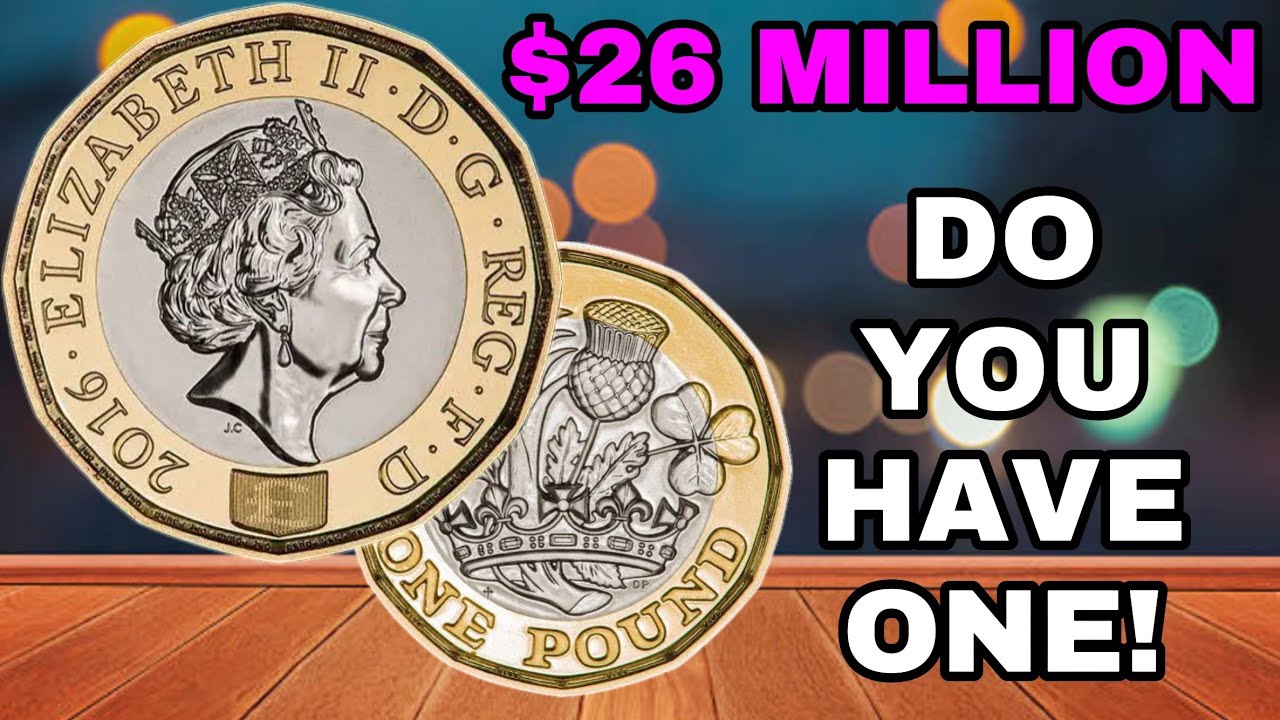 2016 One Pound Coin Worth Big Money! UK £1 Coin Rarity & Value