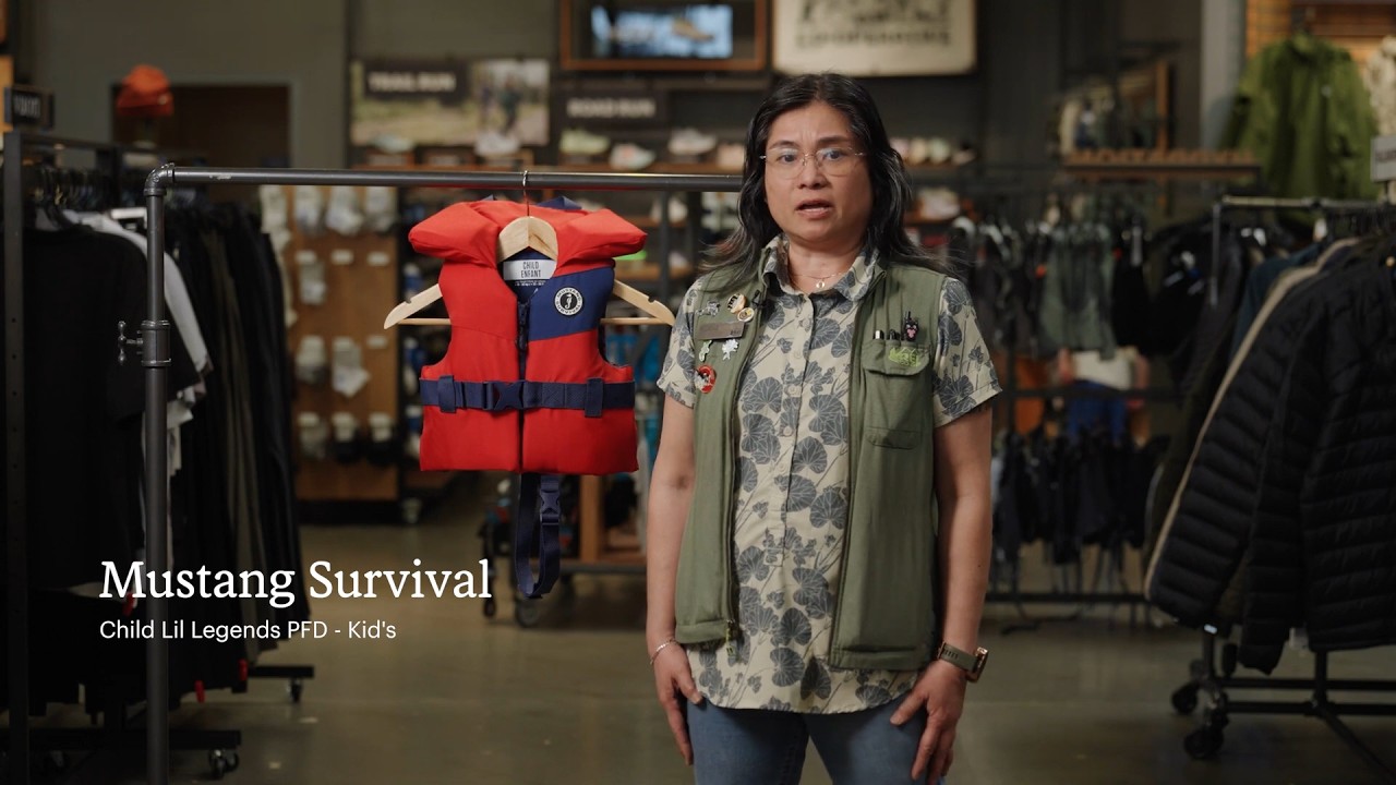 Preview of Mustang Survival Child Lil Legends PFD - Kids' Video