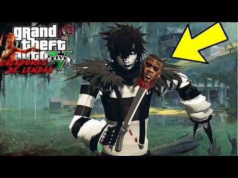 A LENDA DO JACK RISONHO!! GTA 5 Caçadores de lendas