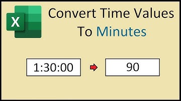 How to Convert Time to Minutes in Excel