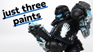 Can I paint an Iron Hand with just three paints? | Random Astartes #8