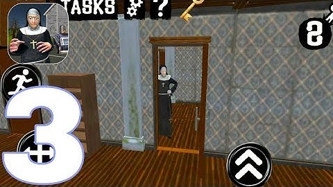 Nun Neighbor Escape From Evil - Level 3 Gameplay Walkthrough PART 3 (iOS, Android)