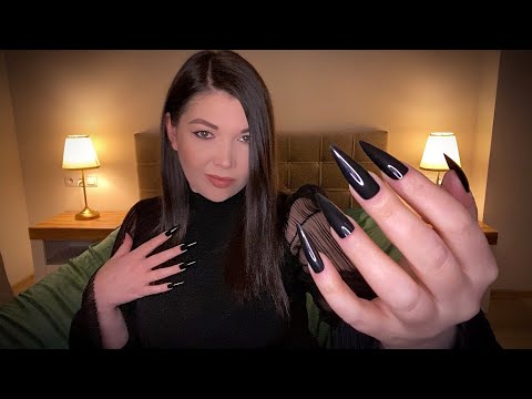 ASMR Long nails tickles🙌🏻Are you ticklish?🙌🏻