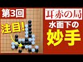 耳赤の一手をプロ棋士が徹底解説！シリーズ3 「水面下の妙手」