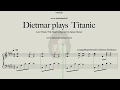 Dietmar plays "Titanic"  - My Heart will go on  Celine Dion