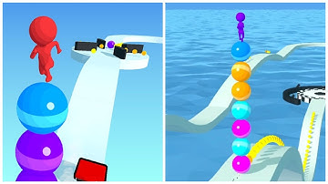 Stack Rider - Android Ios Gameplay, Mobile Gameplay (Levels 135-137)