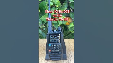 Menu 10: Rx DCS - Receive Digital Coded Squelch