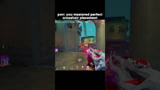 perfect crosshair placement goes brrrr #valorant #valorantclips #gaming