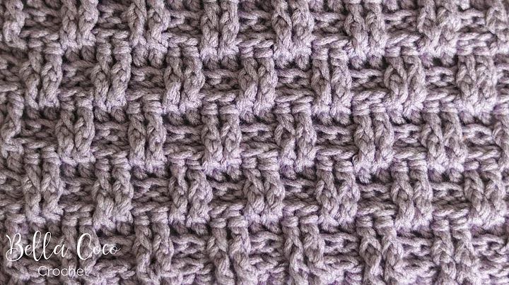 Master the Mini Basketweave Stitch with This Crochet Tutorial!