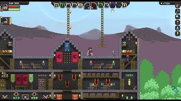 Starbound: Having Fun with Grappling Hooks