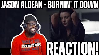 I Was Distracted The Whole Song! | Jason Aldean - Burnin&#39; It Down | REACTION!!