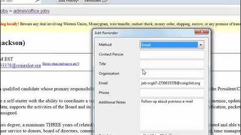 The best way to apply to jobs on Craigslist