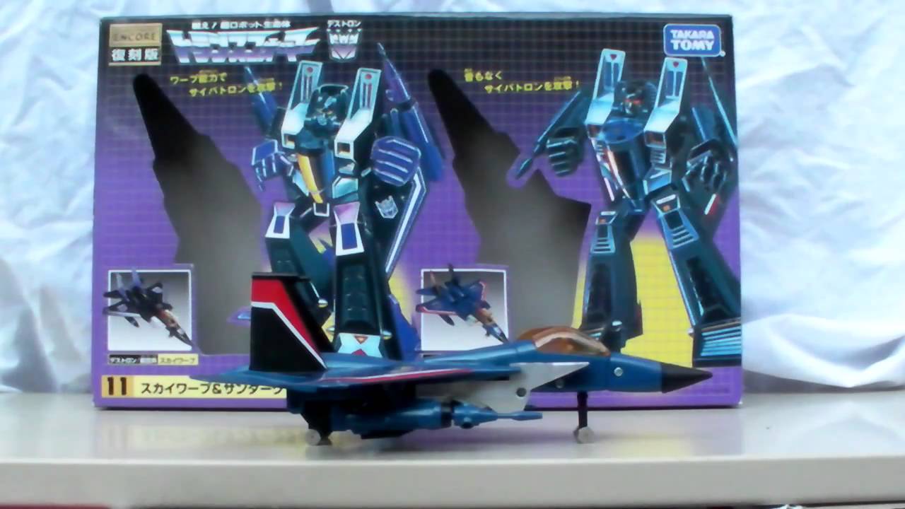 Transformers G1 Skywarp(ｽｶｲﾜｰﾌﾟ) & Thudercracker(ｻﾝﾀﾞｰｸﾗｯｶｰ) - YouTube