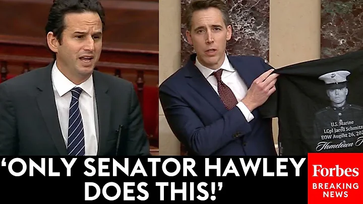 JUST IN: Josh Hawley Blocks Brian Schatz Bid To Co...