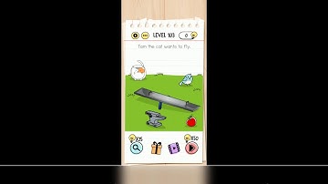 Brain Test Level 103 tom the cat wants to fly