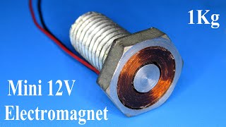 How to make Mini Electromagnet using bolt