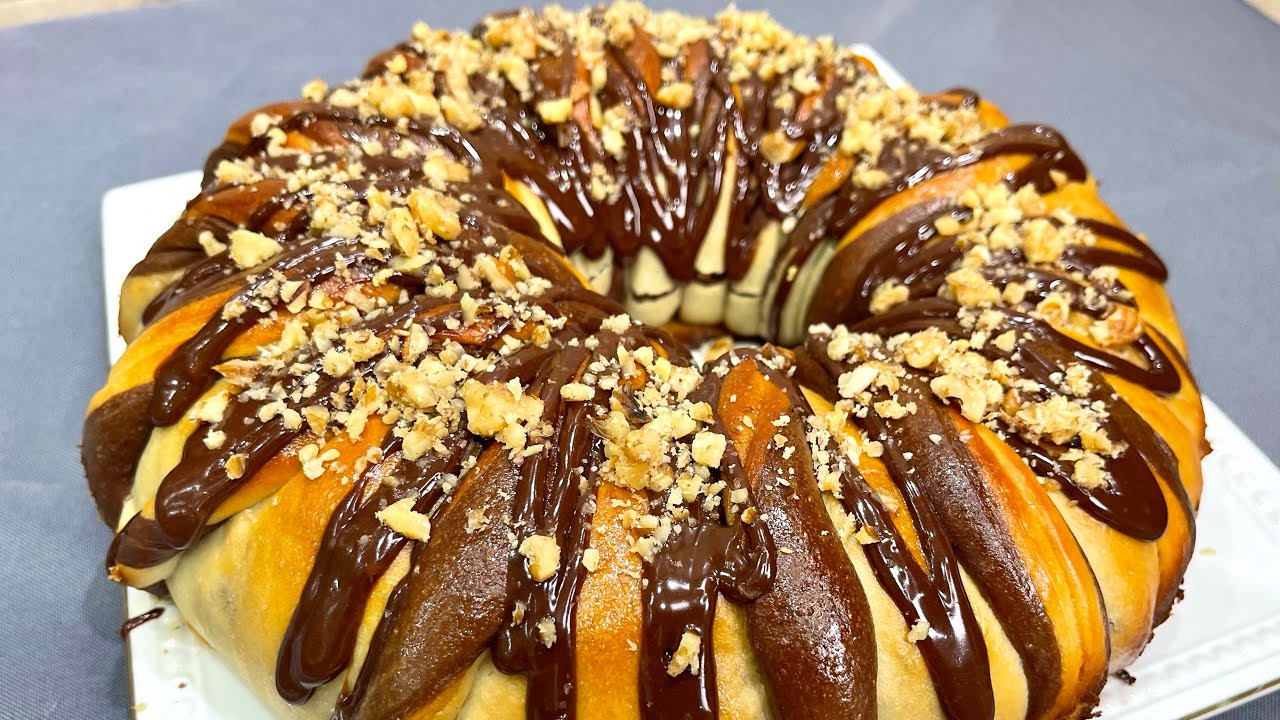 فطيرة طاقية السلطان ببريوش سهل وبسيط/ فطيرة لذيذة وطريّة/تستحق التجربة!!!