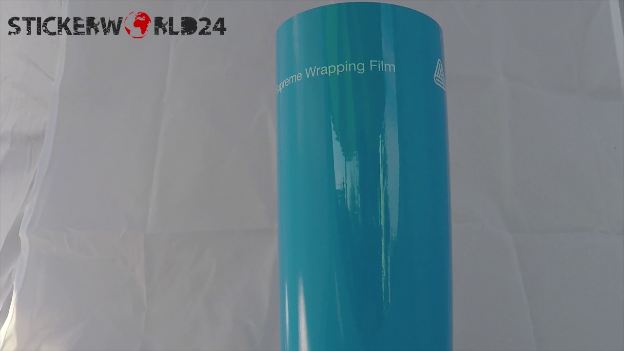 Avery Dennison Gloss Light Blue Car Wrapping Folierung