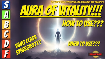 AURA OF VITALITY What Classes Are Best For This Spell in Dungeons and Dragons #dnd