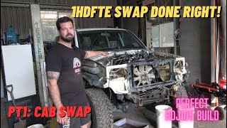 Landcruiser FTE build! 100 JDM cab on 105 chassis swap PT1!