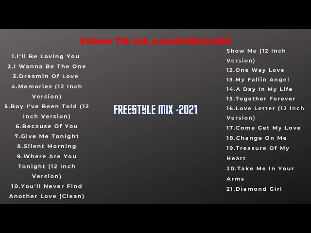Freestyle mix 90s classics freestyle megamix Stevie B Johnny O class=