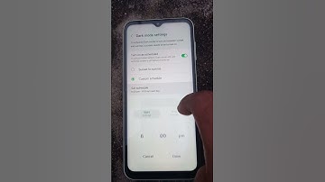 Set Schedule of Dark Mode | One Ui 6.1 | Samsung galaxy #shorts ♥️