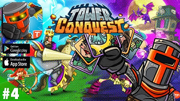 Tower Conquest - iOS / Android Gameplay Walkthrough HD 1080p - Level 4