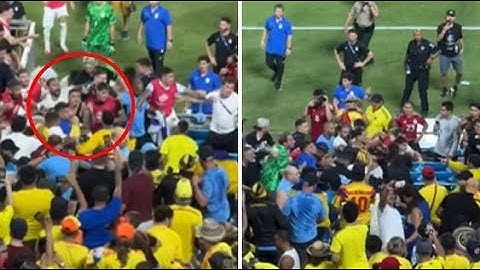 Así FUE la BRUTAL BRONCA de DARWIN NUÑEZ con AFICIONADOS COLOMBIANOS en la CLASIFICACIÓN de COLOMBIA