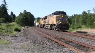 NorthBound UP 7381 7-26-2014
