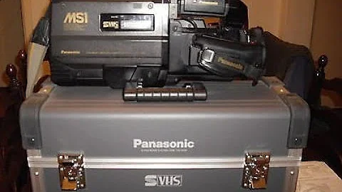 My old VHS Full Size Panasonic video cameras