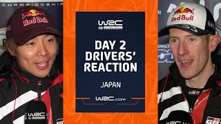 Day 2 Drivers' Reaction | WRC FORUM8 Rally Japan 2023