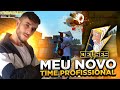 MEU NOVO TIME PROFISSIONAL DE FREE FIRE FOI ANUNCIADO - DEUSES - SMITH FF