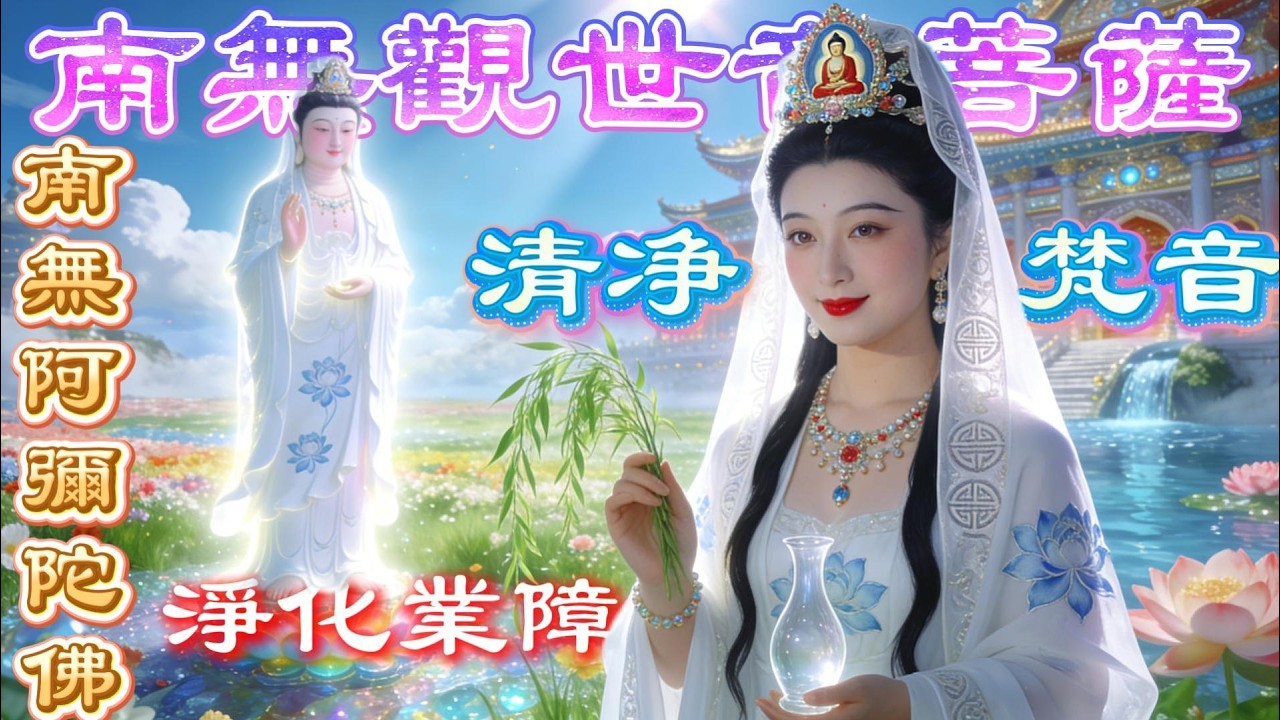 【觀音引佛號】南無觀世音菩薩 南無阿彌陀佛 消除妄念 清凈佛號唱誦 | Guanyin & Amitabha Healing Mantra