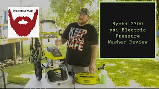 Ryobi 2300 psi Electric Pressure Washer setup and review