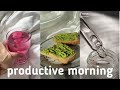 productive morning routines to motivate you :)