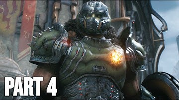 Doom: The Dark Ages 100% Walkthrough #4: Sentinel Barracks (Ultra-Nightmare) [4K]