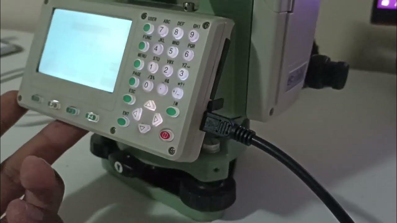 TUTORIAL PASSO A PASSO DESCARREGAR ESTAÇÃO TOTAL SANDING STS 752 R8 YouTube