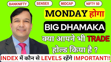 SENSEX TOMORROW NIFTY BANKNIFTY PREDICTION ANALYSIS FINNIFTY MIDCAP LEVELS FOR MONDAY 22 DEC GAP UP