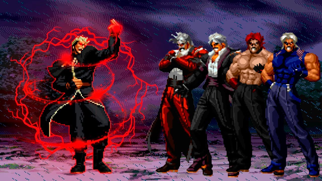 [KOF Mugen] Priest Goenitz vs Rugal Bernstein Team - YouTube