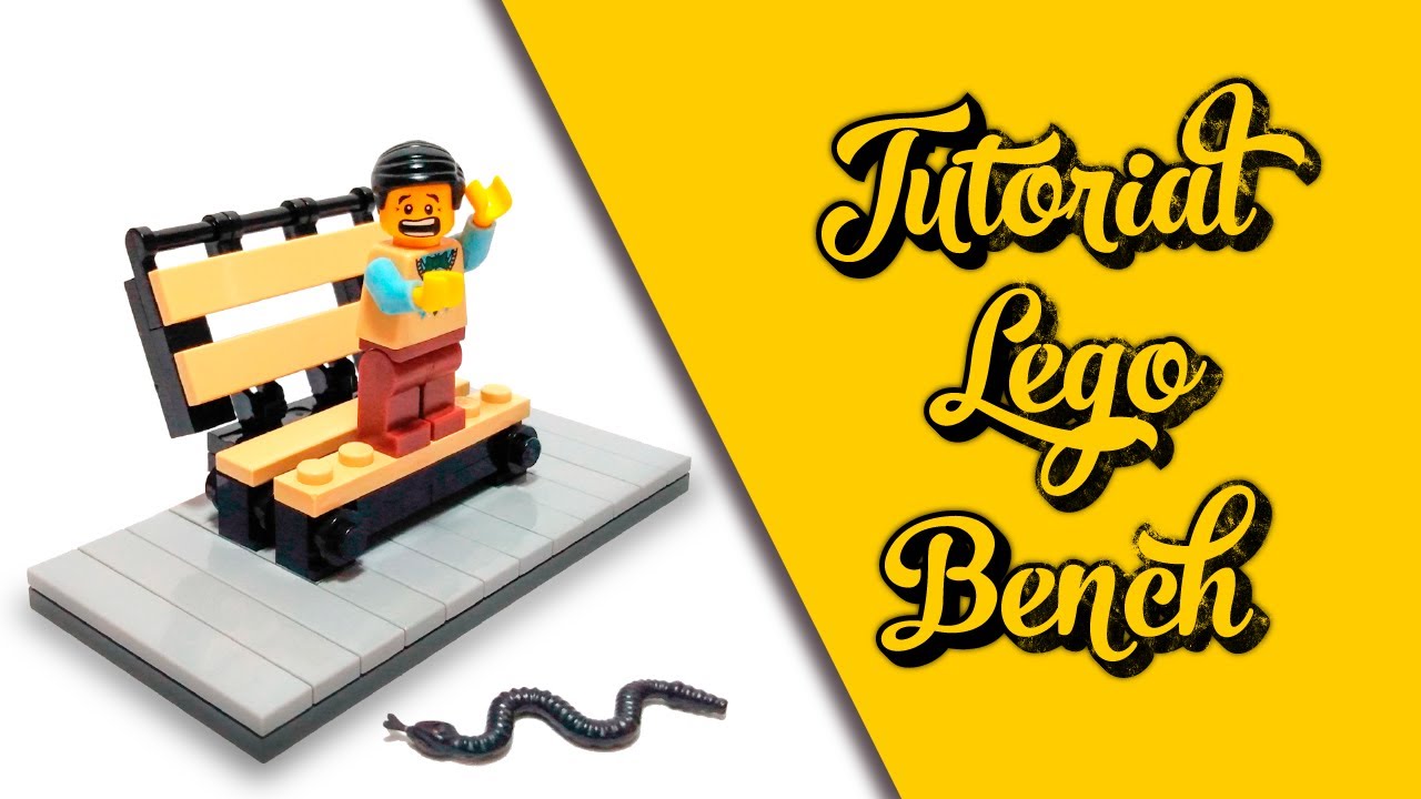 LEGO BENCH BANCO TUTORIAL MOC - YouTube