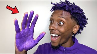 DYING MY HAIR PURPLE!! | My New Hairstyle!!