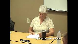 Fergus Falls MN School Board Meeting 7-27-2026