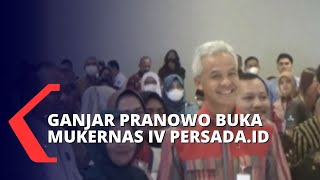 Buka Mukernas IV Persada.id di Semarang, Ganjar Tekankan untuk Gaungkan Berita Baik dan Kekinian!