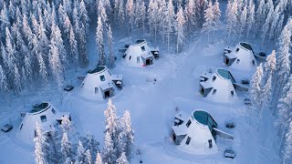 Glass Resort Rovaniemi: glass igloo type accommodation in ...