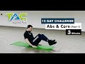 Tac sports 12 day challenge  abs and core part 1