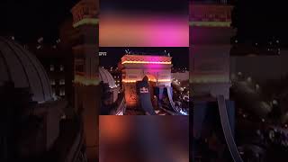 Robbie Maddison's 10-Story Eiffel Tower Motorcycle Jump! #shorts