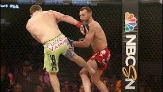 Justin Gaethje DESTROYS his opponent with leg kicks and wins